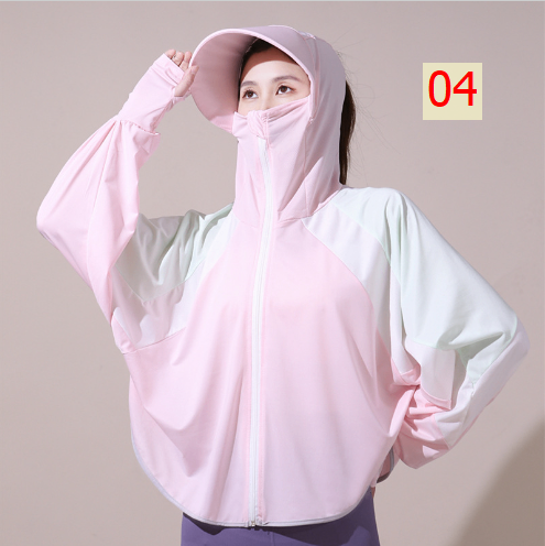 24HA64.02 - ÁO CHỐNG NẮNG TRÙM ĐẦU MỎNG NỮ
