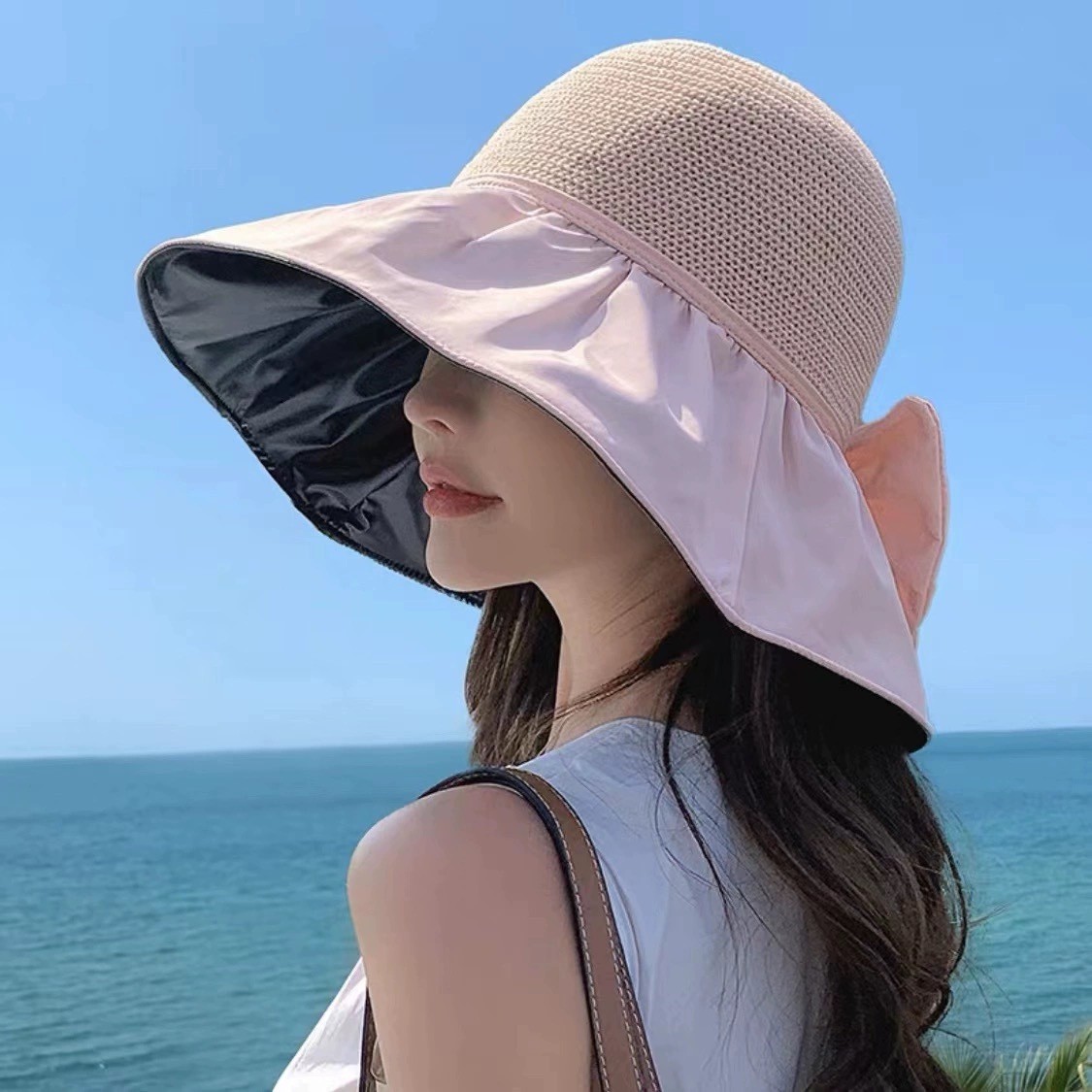 24HA64.01 - MŨ CHỐNG NẮNG VINYL TIỆN LỢI