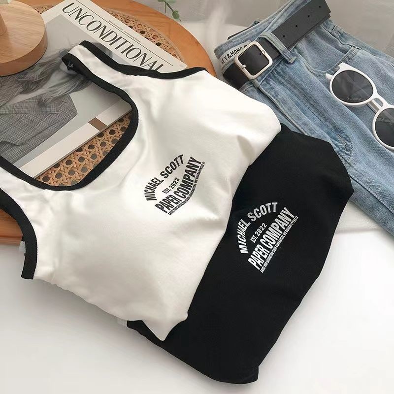 24HH64.05 - SET 2 ÁO CROPTOP SÁT NÁCH KÈM BRA