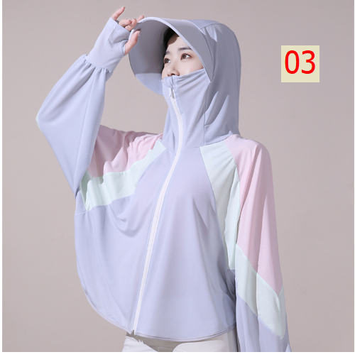 24HA64.02 - ÁO CHỐNG NẮNG TRÙM ĐẦU MỎNG NỮ