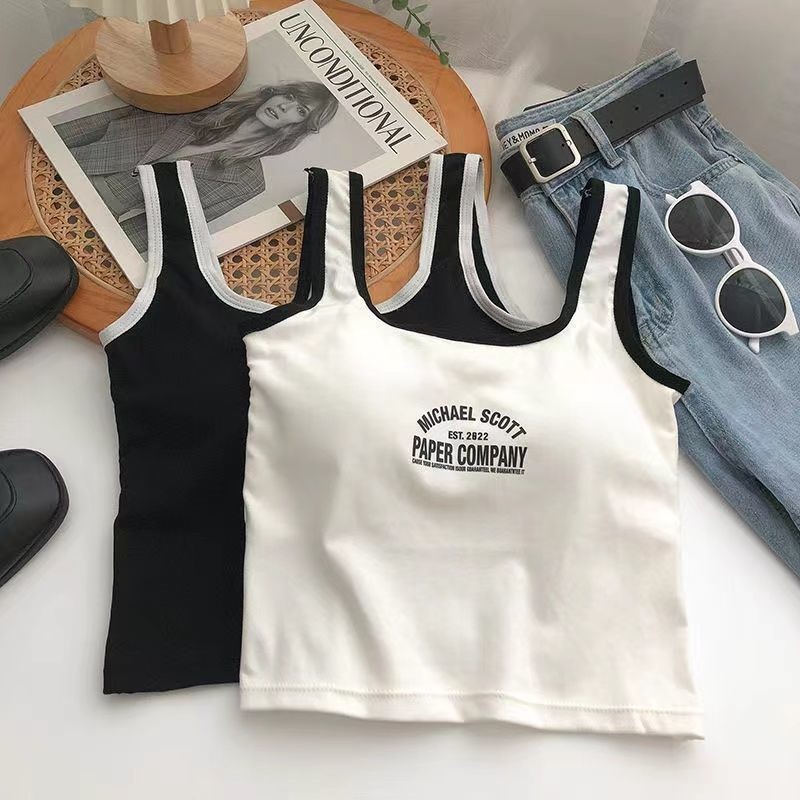 24HH64.05 - SET 2 ÁO CROPTOP SÁT NÁCH KÈM BRA