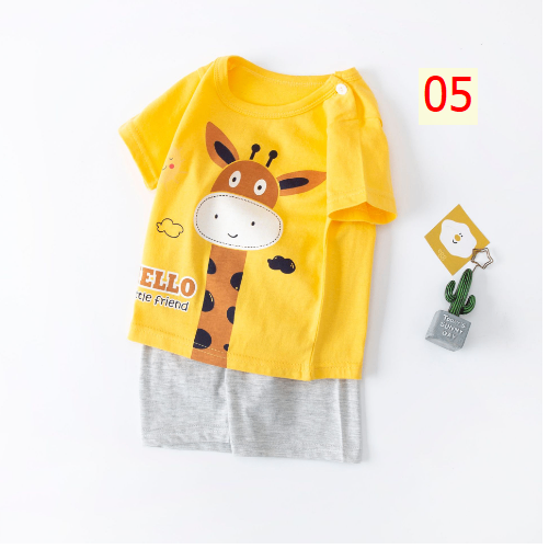 24HA74.06 - SET 2 BỘ MẶC NHÀ COTTON CHO BÉ