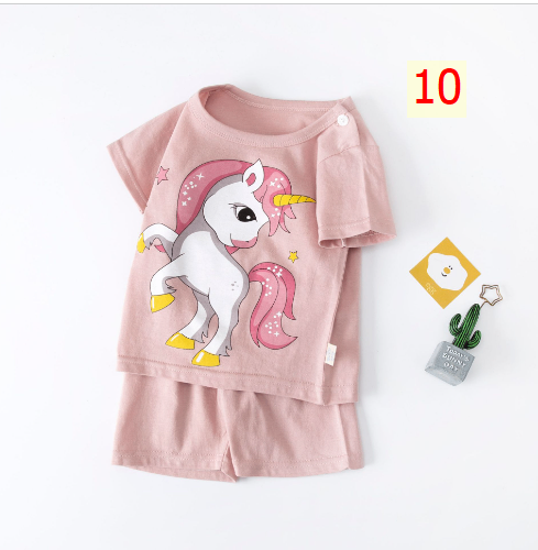 24HA74.06 - SET 2 BỘ MẶC NHÀ COTTON CHO BÉ
