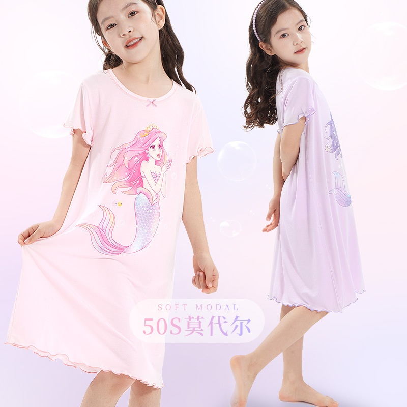 24HH94.08 - VÁY NGỦ BÉ GÁI NÀNG TIÊN CÁ