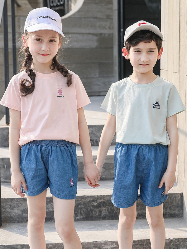24HA94.13 - SHORT JEAN GIẤY TRẺ EM