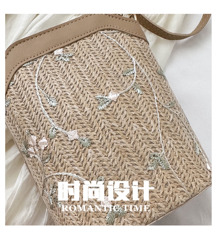 24HA114.08 - TÚI CÓI THÊU HOA NỮ