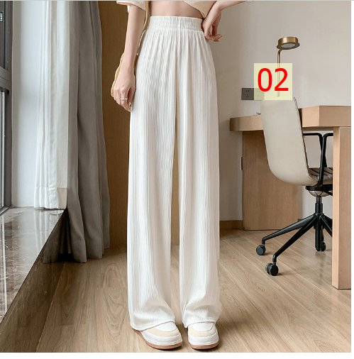 24HA134.13 - QUẦN ỐNG RỘNG LỤA BĂNG