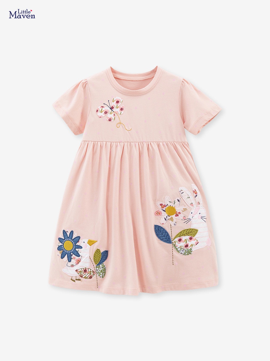 24HH134.03 - VÁY POLO COTTON LITTLE MAVEN
