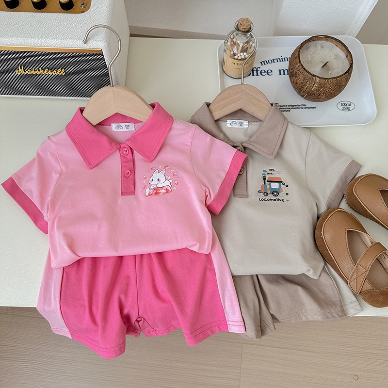 24HA144.01 - BỘ POLO 3 MÀU CHO BÉ