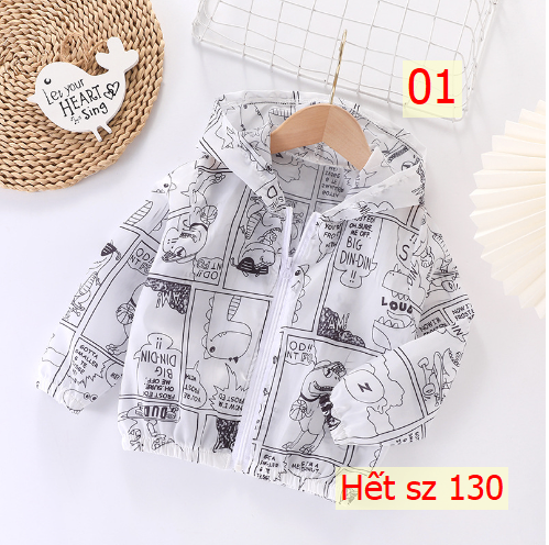 24HA144.08 - KHOÁC MỎNG CHỐNG NẮNG CHỐNG BỤI CHO BÉ