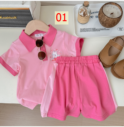24HA144.01 - BỘ POLO 3 MÀU CHO BÉ