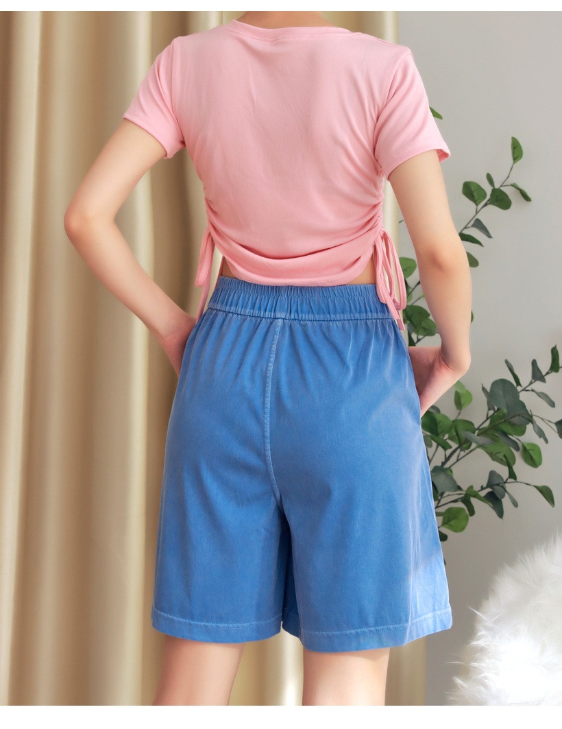 24HH154.07 - QUẦN SHORT JEAN GIẤY CHO NỮ