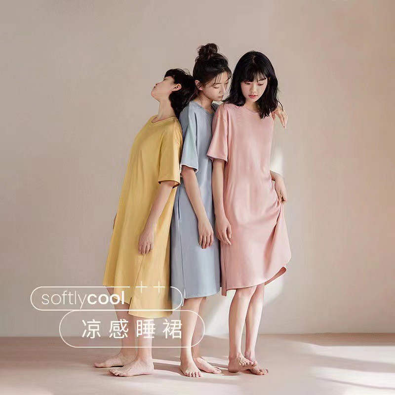 24HH154.09 - VÁY NGỦ KHÔNG CÓ ĐỆM NGỰC