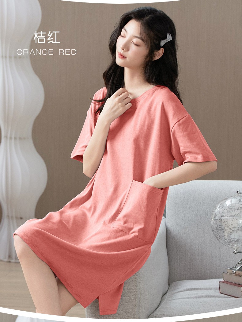 24HH154.10 - VÁY NGỦ KÈM ĐỆM NGỰC