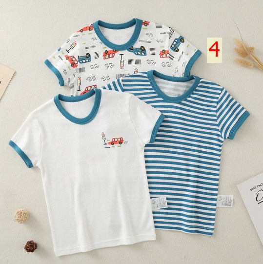 24HH184.08 - SET 3ÁO PHÔNG COTTON NGUYÊN CHẤT