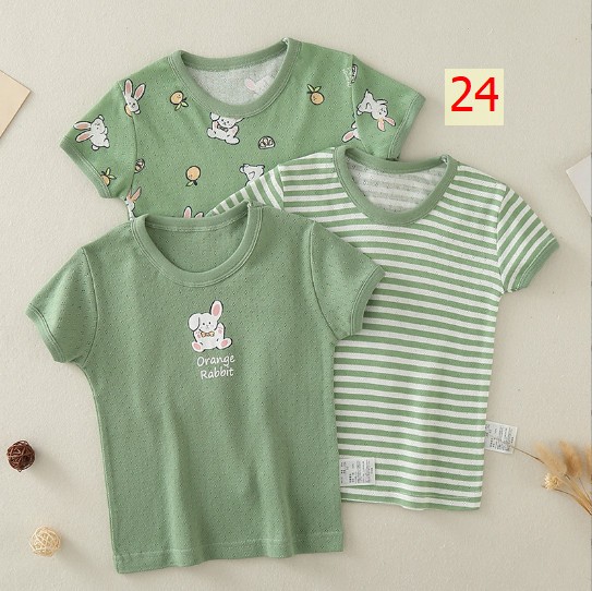 24HH184.08 - SET 3ÁO PHÔNG COTTON NGUYÊN CHẤT