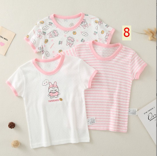 24HH184.08 - SET 3ÁO PHÔNG COTTON NGUYÊN CHẤT
