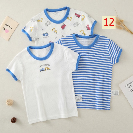 24HH184.08 - SET 3ÁO PHÔNG COTTON NGUYÊN CHẤT