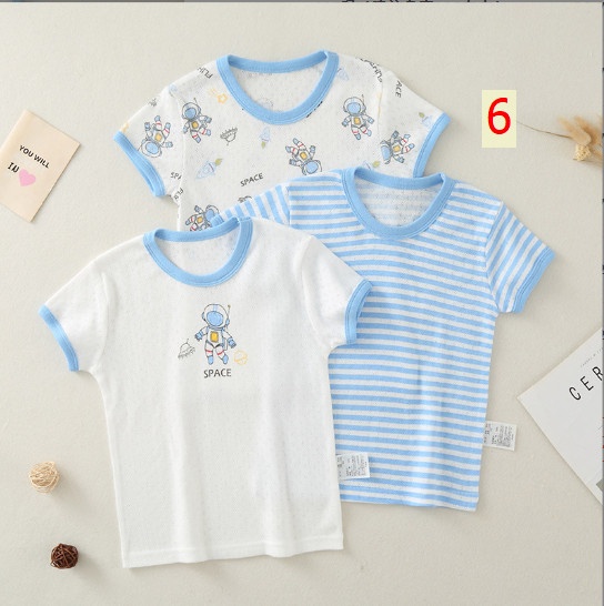 24HH184.08 - SET 3ÁO PHÔNG COTTON NGUYÊN CHẤT