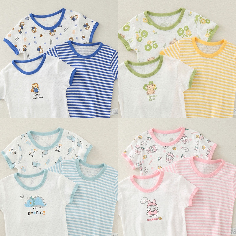 24HH184.08 - SET 3ÁO PHÔNG COTTON NGUYÊN CHẤT