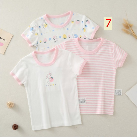 24HH184.08 - SET 3ÁO PHÔNG COTTON NGUYÊN CHẤT