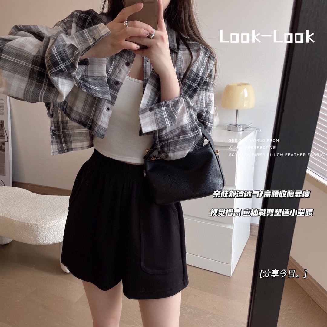 24HA135.03 - SHORT NỮ TÚI VUÔNG