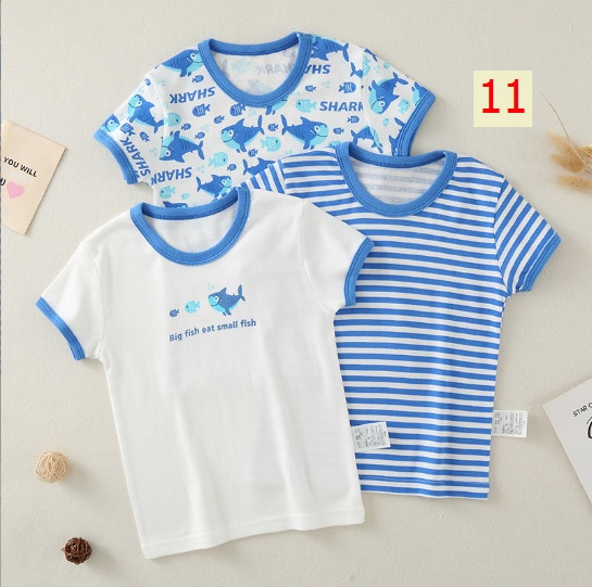24HH184.08 - SET 3ÁO PHÔNG COTTON NGUYÊN CHẤT