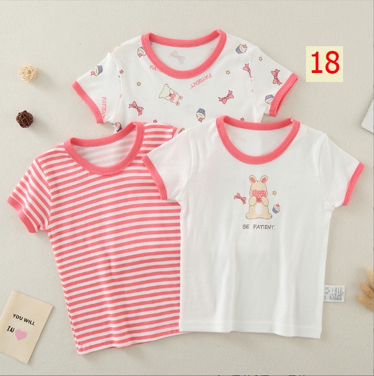 24HH184.08 - SET 3ÁO PHÔNG COTTON NGUYÊN CHẤT