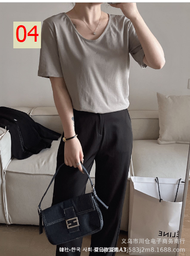 24HA184.03 - ÁO THUN TENCEL NỮ