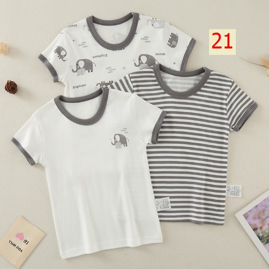 24HH184.08 - SET 3ÁO PHÔNG COTTON NGUYÊN CHẤT