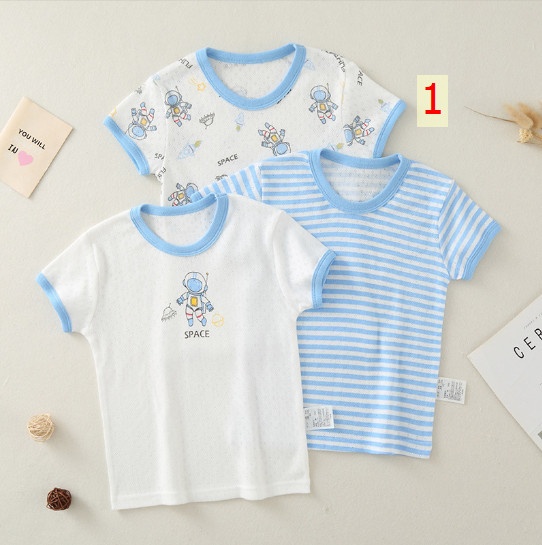 24HH184.08 - SET 3ÁO PHÔNG COTTON NGUYÊN CHẤT