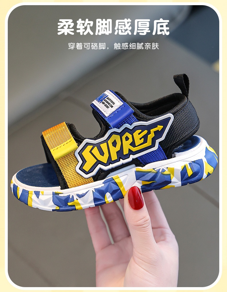 24HH194.07 - SANDAL NHỰA SUPER BÉ TRAI