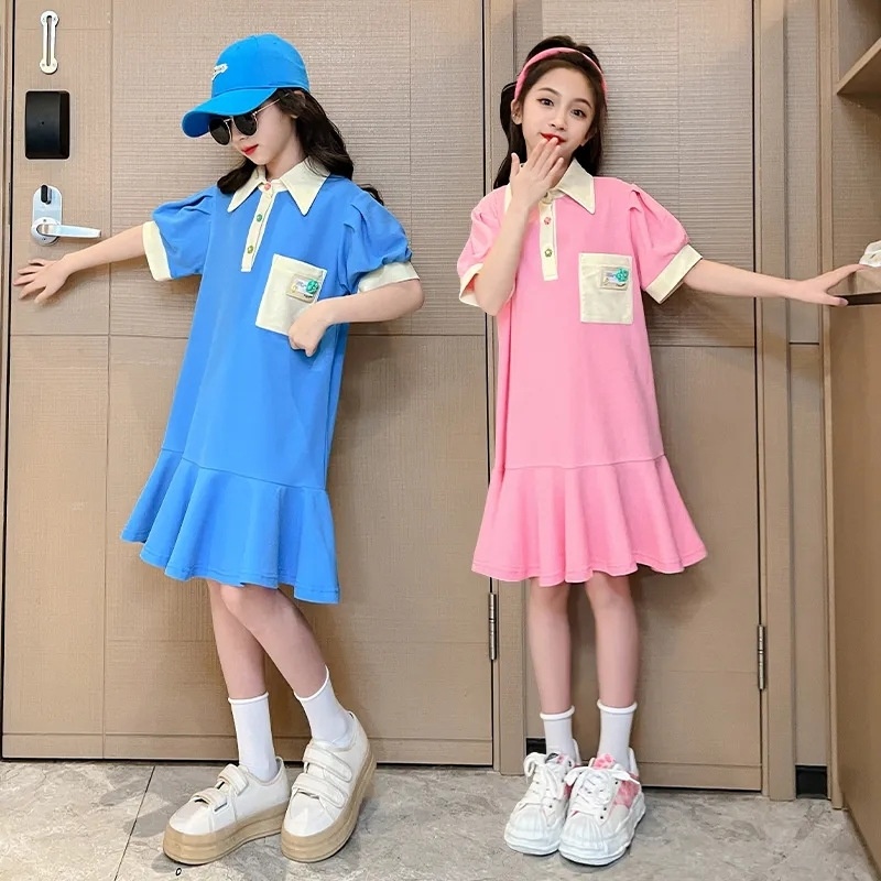 24HH194.10 - VÁY ĐUÔI CÁ BÉ GÁI SIZE ĐẠI