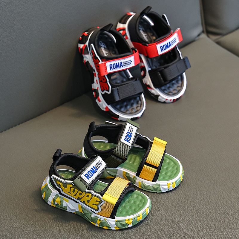 24HH194.07 - SANDAL NHỰA SUPER BÉ TRAI