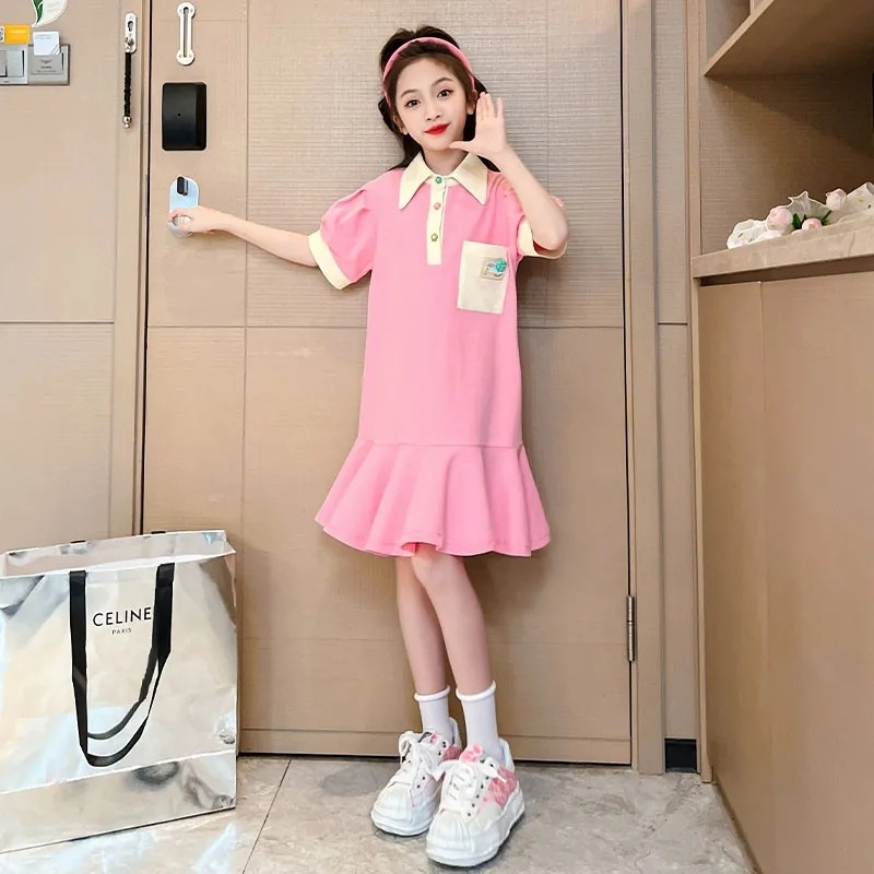 24HH194.10 - VÁY ĐUÔI CÁ BÉ GÁI SIZE ĐẠI