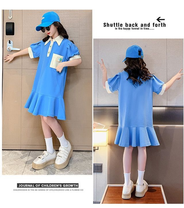 24HH194.10 - VÁY ĐUÔI CÁ BÉ GÁI SIZE ĐẠI