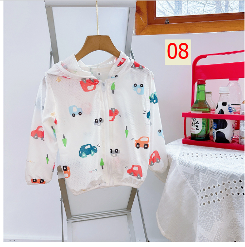 24HH194.09 - KHOÁC CHỐNG NẮNG LƯỚI HOẠT HÌNH