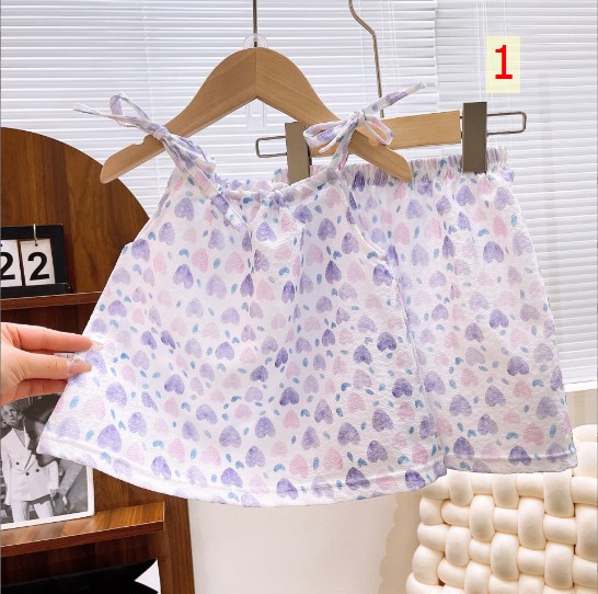 24HH214.09 - BỘ ÁO 2 DÂY + QUẦN ĐÙI BÉ GÁI
