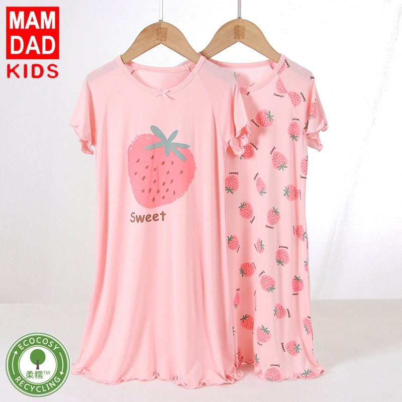 24HA224.09 - VÁY BÉ GÁI MAMDADKIDS