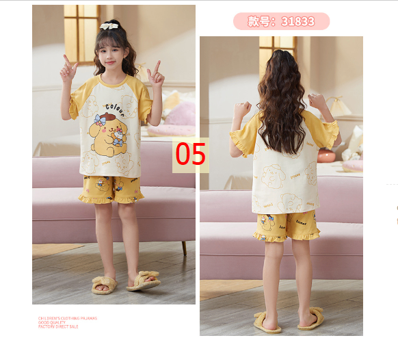 24HA234.28 - BỘ COTTON NGUYÊN CHẤT MẶC NHÀ MẸ CON