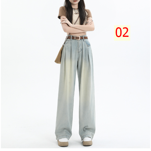 24HA234.22 - JEAN ỐNG RỘNG PHONG CÁCH RETRO