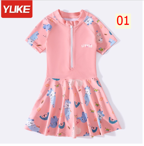 24HA234.12 - VÁY BƠI LIỀN THÂN CHÍNH HÃNG YUKE BÉ GÁI