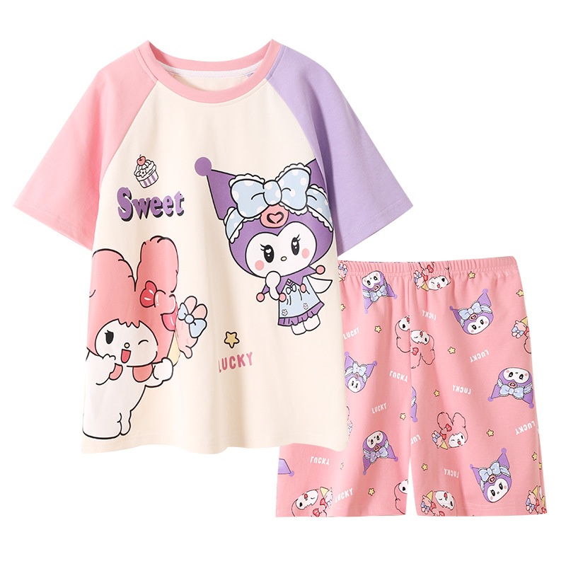 24HA234.28 - BỘ COTTON NGUYÊN CHẤT MẶC NHÀ MẸ CON