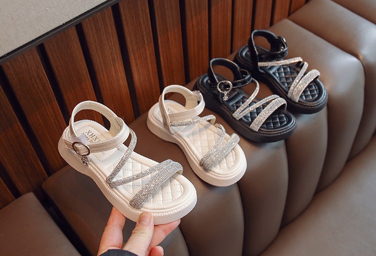 24HA234.27 - SANDAL 2 MÀU BÉ GÁI