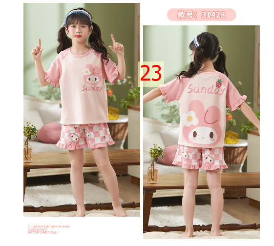 24HA234.28 - BỘ COTTON NGUYÊN CHẤT MẶC NHÀ MẸ CON