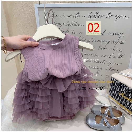 24HA234.05 - SET VÁY CHO BÉ YÊU