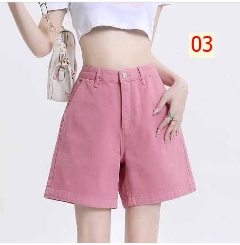24HH244.14 - SHORT JEAN LƯNG CAO HACK DÁNG