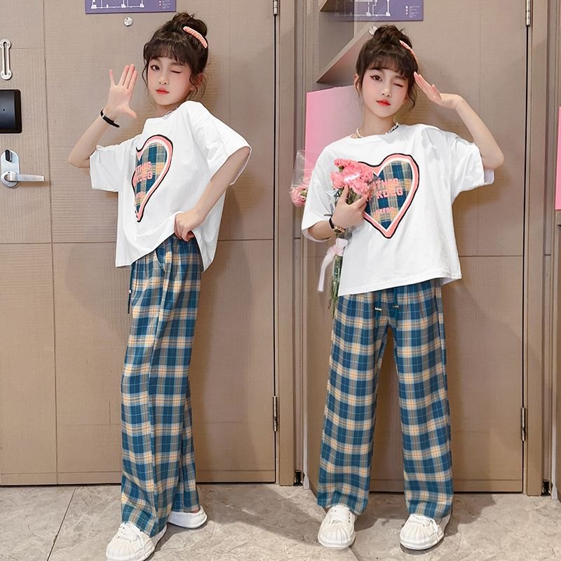 24HH244.01 - BỘ BÉ GÁI SZ ĐẠI QUẦN KẺ