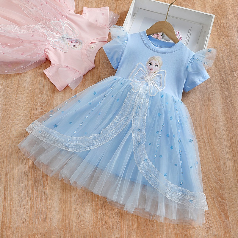 24HH244.18 - VÁY ELSA PHỐI NƠ