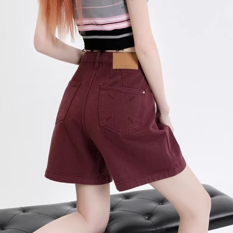 24HH244.14 - SHORT JEAN LƯNG CAO HACK DÁNG